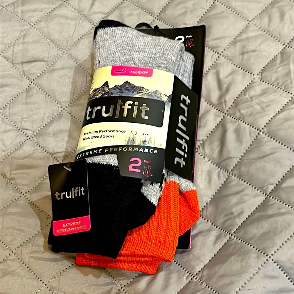 Tru/fit performance wool blend socks
